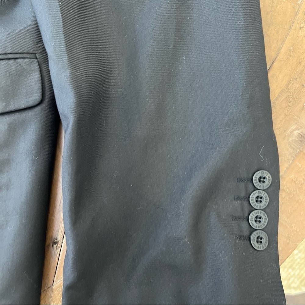 Silver Dagger Embroidered Men’s Blazer Suit Coat 3XL Black Rocker Biker edgy nwt - Picture 9 of 13